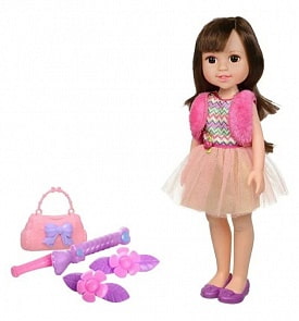 Кукла Красотка - День Рождения, брюнетка с аксессуарами (1toy, Т10281)