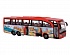 Туристический автобус, фрикционный, 1:43, красный  - миниатюра №2