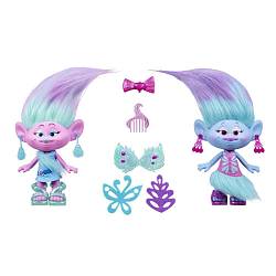 Коллекционные фигурки Trolls - Модные близнецы (Hasbro, B6563EU4) - миниатюра