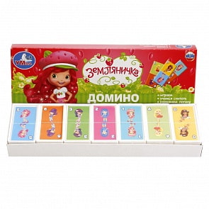 Домино 3 в 1 – Земляничка (Умка, 4690590122969sim)
