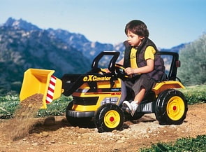 Экскаватор с педалями Peg-Perego Maxi Excavator D0552 Экскаватор с педалями Peg-Perego Maxi Excavator D0552