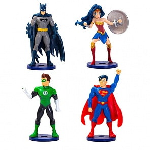Игрушка-топпер на карандаш - Лига Справедливости, 7,5 см, 12 видов (Лига Справедливости, JLA2005)