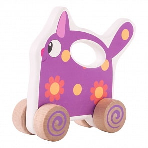 Каталка Кошечка Мяу (Деревяшки, 19WRT04K)