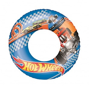 Надувной круг Hot Wheels, 56 см от 3-6 лет (Bestway, бв93401)