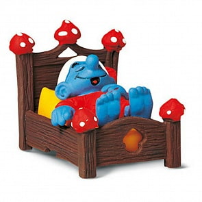 Фигурка Смурфик - Гномик в кроватке (Schleich, 40240k)