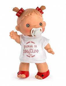 Пупсик Даниэла 23 см надпись на футболке I Love You (Asi, 505552)