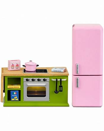 Мебель для домика Смоланд - Кухонный набор с холодильником 