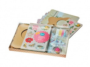 Набор для скрапбукинга "Цветы и бабочки" (Docha&Mama, 57410)