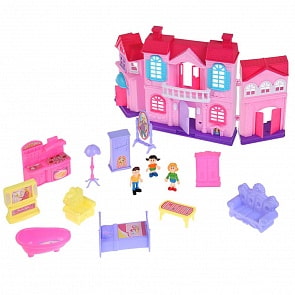 Дом для кукол с фигурками и аксессуарами (I601-H40012)