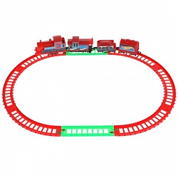 Железная дорога Hot Wheels длина пути 126 см (Играем вместе, 2006B056-R5) - миниатюра