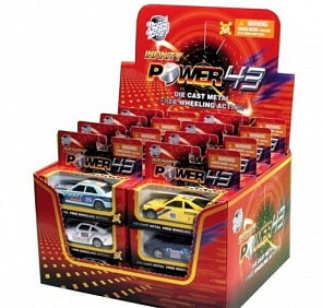 Спортивный автомобиль 1/43, 12 видов (Yat Ming, 9130W-D_md)