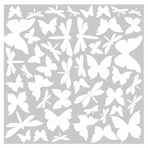 Наклейки для декора – Бабочки и стрекозы, светятся в темноте (RoomMates, RMK1706SCSk)