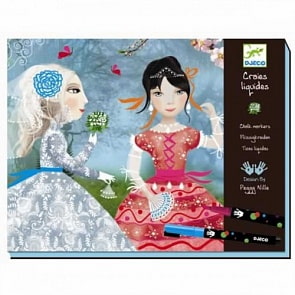 Раскраска - Девушки (Djeco, 08752k)