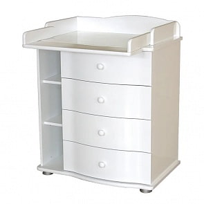 Комод Красная Звезда С 421 тип 32 с настилом, белый (Красная Звезда, КЗ-С 421_белый)