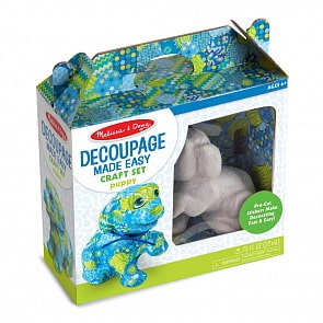 Набор для декупажа серия Творчество – Щенок (Melissa&Doug, 30305)