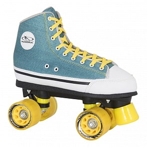 Ролики-квады Green Denim, размер 42 (Hudora, 13036)