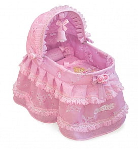 Кроватка для куклы с козырьком из серии Мария, 46 см (DeCuevas, 51123)