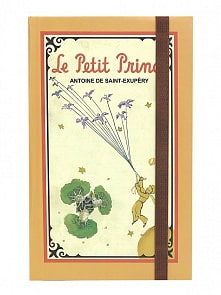 Блокнот Маленький Принц, с резинкой формат А5, цвет – коричневый (МихиМихи, MM07197)