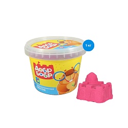 Фантастический песок, цвет – розовый, 1 кг (1toy, Т10263) - миниатюра