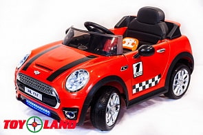 Электромобиль Mini Cooper красный (ToyLand, HL198К) Электромобиль Mini Cooper красный (ToyLand, HL198К)