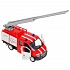 Фургон Газ - Газель Next пожарная, инерционный, открываются двери, красный, 15 см  - миниатюра №2