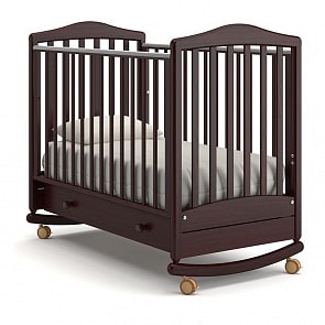 Кровать детская Гандылян К-2001-11 Симоник, махагон (Gandylyan, GAN-К 2001-11_махагон)