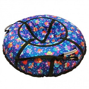 Санки надувные - Тюбинг, совы, диаметр 118 см (RT, 6187RT)
