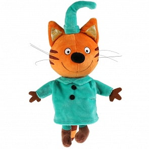 Озвученная мягкая игрушка Три кота – Компот, 20 см (Мульти-пульти, V92305-20X)