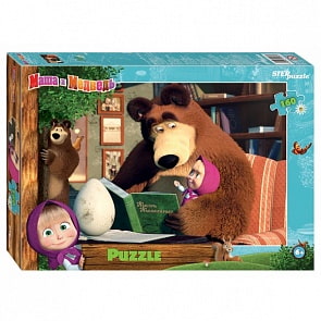 Пазлы – Маша и Медведь-2, 160 деталей (Step Puzzle, 94089)