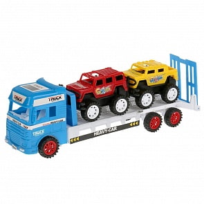 Трейлер инерционный с машинками, разные цвета (B1879216) (ассортимент)