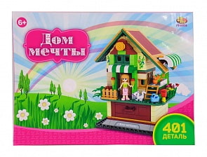 Конструктор Кид Блок - Дом мечты, 401 предмет (ABtoys, PT-00756)