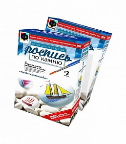 Набор для творчества №2. Роспись по камню "Морское путешествие" (Фантазер, 394002)