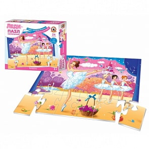 Леди-пазл напольный - Балерина, 24 элементы (Русский стиль, 02508)