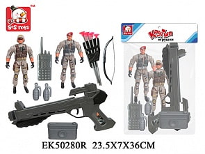 Набор солдатиков с аксессуарами – Армия (S+S Toys, 1134110)