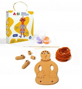 Набор для создания глиняного клоуна – Кэп (Arti, Г000678)