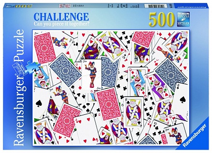 Пазл - Игральные карты, 500 деталей 