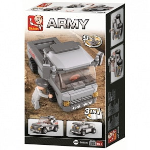 Конструктор - Машина с фигуркой, 108 деталей (Sluban, M38-B0537E)