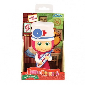 Пластизоливая фигурка, озвученная - Маша доктор. Маша и Медведь (Затейники, 1170082)