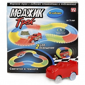 Трек с машинкой, 120 деталей (B1666106)