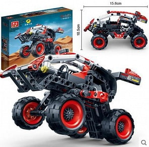 Конструктор Машина, 214 деталей, инерционная (Banbao, 6956)