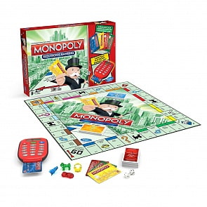 New Monopoly. Настольная игра «Монополия» с банковскими карточками (Hasbro, A7444H)