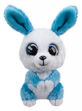 Мягкая игрушка - Кролик Ice, голубой, 15 см 