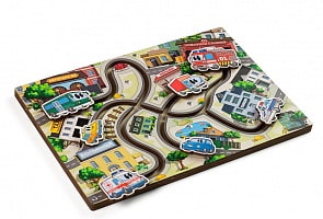 Сортер Лабиринт-пара Машинки (Paremo, PE720-129)