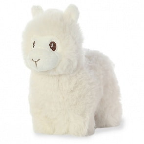 Мягкая игрушка – Лама, кремовая, 15 см (Aurora, 180524A)