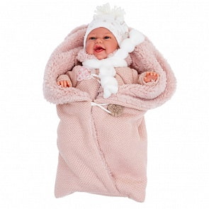 Кукла Лейла в бежевом, озвученная, 34 см (Antonio Juans Munecas, 7046)