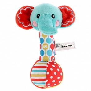 Погремушка с пищалкой Fisher Price - Слон (Умка, GH62806)