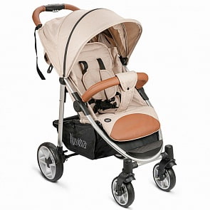 Прогулочная коляска Nuovita Corso, Beige, Argento / Бежевый, Серебристый (Nuovita, M2618_733)