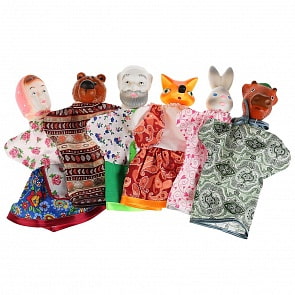 Кукольный театр - Соломенный Бычок, с 6 куклами (Кудесники, СИ-701)