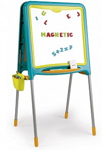 Двухсторонний складывающийся мольберт Smoby, зеленый, 52*48*105 см (Smoby, 410304)