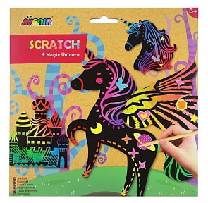 Цветная гравюра Единороги (Avenir, CH1428)